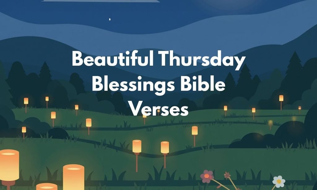 Beautiful Thursday Blessings Bible Verses